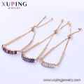 75223 Xuping new style best-selling adjustable bracelet clasp refined 18k gold filled bracelet